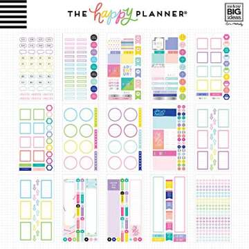 Happy Planner Neon Lights Sticker Book for Creatives