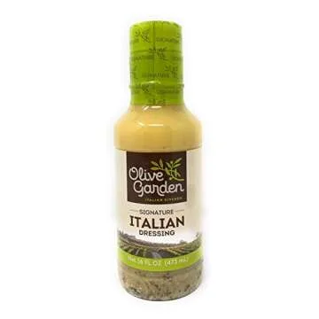 Olive Garden Signature Italian Dressing (16 fl oz) Olive Garden Parmesan Ranch Dressing (16 fl oz)! (2 Pack) Salad Dressing! Delicious Salad Dressing!