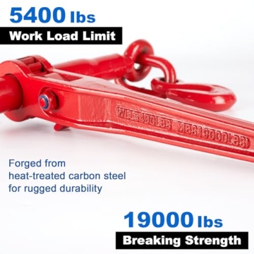 Heavy-Duty Chain Binder for Secure Hauling 5400 lbs Capacity