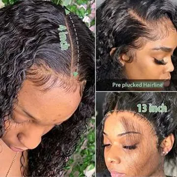 SUNTU Afro Kinky Curly Lace Front Wig for Natural Style