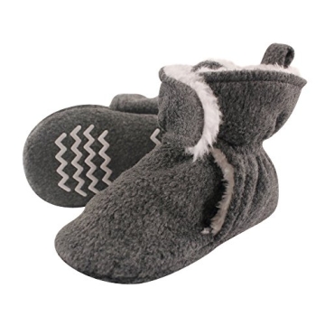 Hudson Baby Cozy Fleece Sherpa Booties for Infants