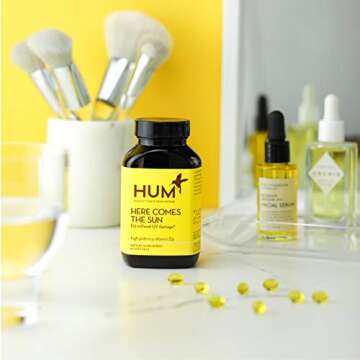 HUM Here Comes the Sun - 2000 IU Vitamin D3 (120 Softgels)