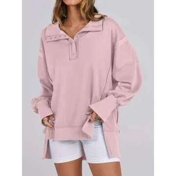 ANRABESS Women's Oversized Casual Pullover Sweatshirt
