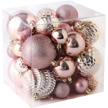 Christmas Balls Ornaments -36pcs Shatterproof Christmas Tree Decorations with Hanging Loop for Xmas ...