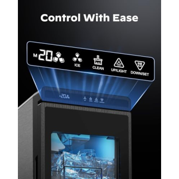 Silonn Ice Maker: Clear Cubes in 20 Mins for Drinks