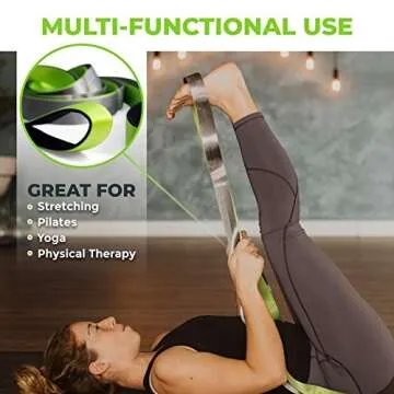 Gradient Fitness Stretching Strap - Durable Therapy Equipment