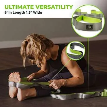 Gradient Fitness Stretching Strap - Durable Therapy Equipment