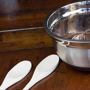 Chef Craft Maple Solid Spoon Set - 3 Piece Kitchen Essential