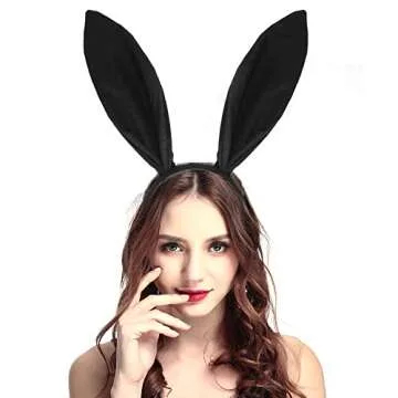 Bunny Ears Headband - Easter Sweet Sexy Rabbit Ear Hair Band for Party Cosplay Costume Accessory