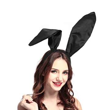 Bunny Ears Headband for Parties and Cosplay Costumes