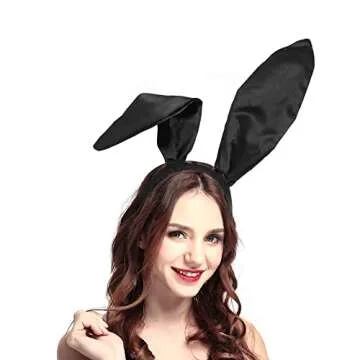 Bunny Ears Headband for Parties and Cosplay Costumes