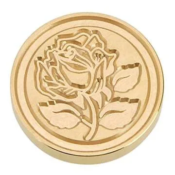 Yoption Vintage Rose Wax Seal Stamp Set Gift Box Collection