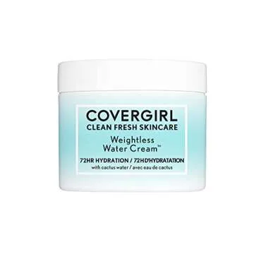 COVERGIRL Clean Fresh Skincare Weightless Water Cream, 2.0 Oz