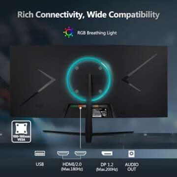 Z-Edge 30 Inch 200Hz Curved Gaming Monitor Unmatched Performance!