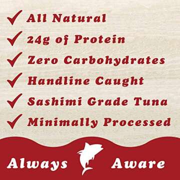 Itsumo Foods Wild Ahi Tuna Packets in Coconut Oil - Keto Friendly