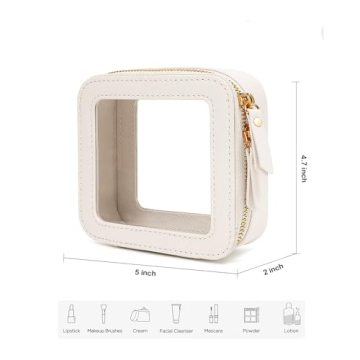 Mini Clear Makeup Pouch - TSA Approved Travel Organizer