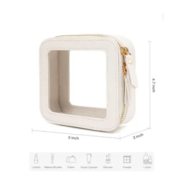 Mini Clear Makeup Pouch - TSA Approved Travel Organizer