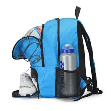 Hsmihair Youth Soccer Bag-Soccer Backpack&Backpack for Football Basketball,with Ball Compartment Separate Cleat Package