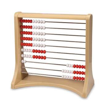 Learning Resources 10-Row Rekenrek Counting Frame, Abacus for Kids, Counting Toy for Kids, Math, Homeschool, Ages 5+