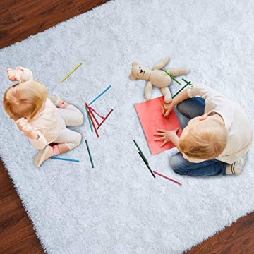 Softlife Ultra Soft Fluffy Area Rug for Kids Room