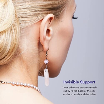 Lobe Miracle Clear Earring Support Patches for Sagging Ears
