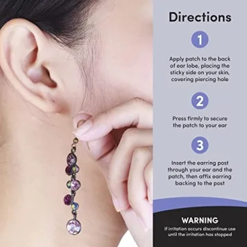 Lobe Miracle Clear Earring Support Patches for Sagging Ears
