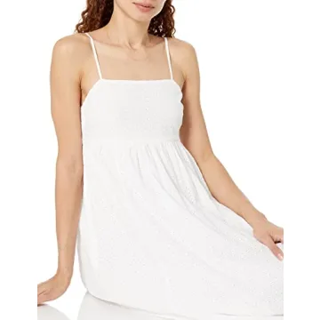 Shyla Cotton Eyelet Maxi Dress for Women - Elegant & Stylish