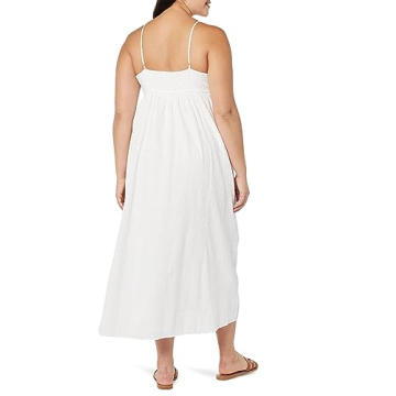 Shyla Cotton Eyelet Maxi Dress for Women - Elegant & Stylish