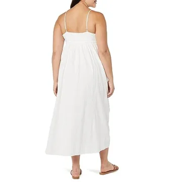 Shyla Cotton Eyelet Maxi Dress for Women - Elegant & Stylish