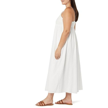 Shyla Cotton Eyelet Maxi Dress for Women - Elegant & Stylish