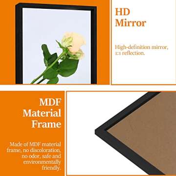 NeuType 59" Stylish Full Length Leaning Mirror