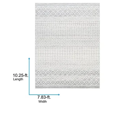 Livabliss Chester Boho Moroccan Area Rug 7'10"x10'2"