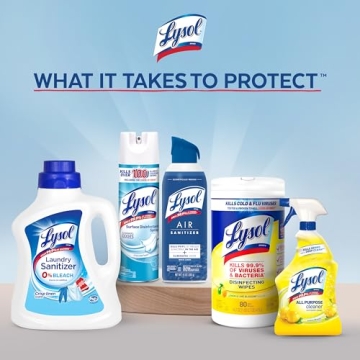 Lysol Disinfectant Wipes, 4 Pack for Effective Cleaning and Disinfection