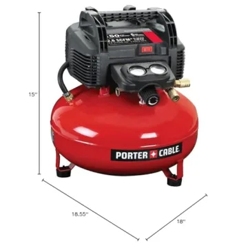 PORTER-CABLE 6 Gallon Pancake Air Compressor for All Users