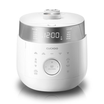 CUCKOO CRP-LHTR0609FW 6-Cup (Uncooked) / 12-Cup (Cooked) Induction Heating Twin Pressure Rice Cooker...