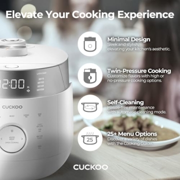 Cuckoo 6-Cup Twin Pressure Induction Rice Cooker