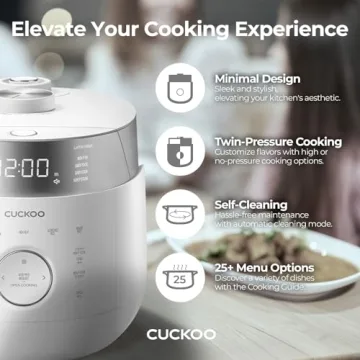 Cuckoo 6-Cup Twin Pressure Induction Rice Cooker