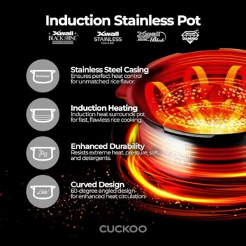 Cuckoo 6-Cup Twin Pressure Induction Rice Cooker