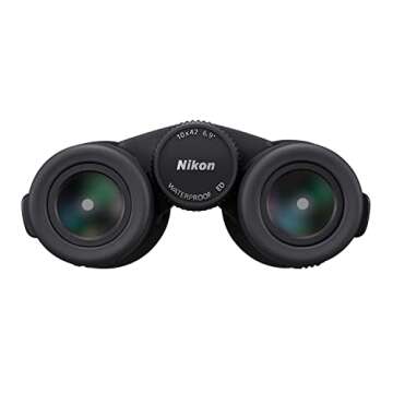 Nikon MONARCH M7 10x42 Binocular |Waterproof, fogproof, rubber-armored Full-Size Binocular with ED glass & wide field of view, oil & water repellent coating & locking diopter |Official Nikon USA Model
