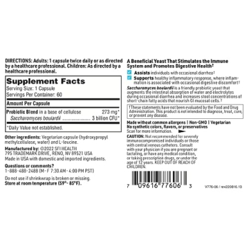 Klaire Labs SFI Health Probiotics for Digestive Wellness