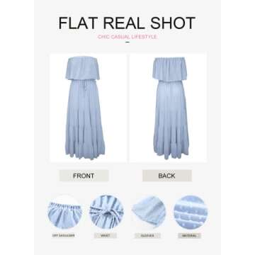 Bdcoco Off Shoulder Swiss Dot Wedding Dress for Women