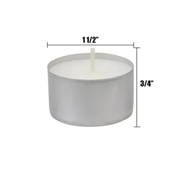 Stonebriar 300 Count Unscented Long Burning Tea Light Candles