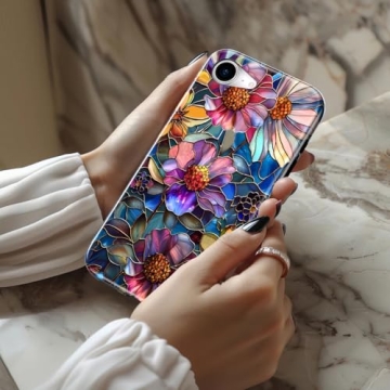 STARVIP for iPhone 16e Case - Chic Wildflower Design with Dual-Layer Protection