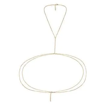 Bestjybt Women Body Belly Chain - Stylish Beach Accessory
