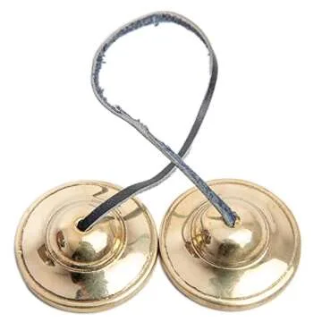 Himalayan Bazaar Tingsha cymbals Bells Tibetan Singing Meditation Chime Music Kit For Sound Bath Healing Spiritual Balanace