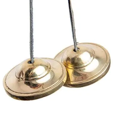 Himalayan Bazaar Tingsha cymbals Bells Tibetan Singing Meditation Chime Music Kit For Sound Bath Healing Spiritual Balanace