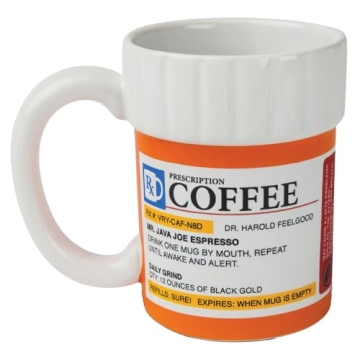 BigMouth Inc. Prescription Coffee Mug for Humor Lovers