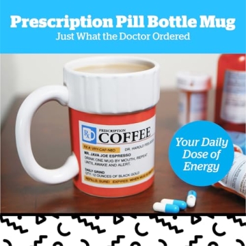 BigMouth Inc. Prescription Coffee Mug for Humor Lovers