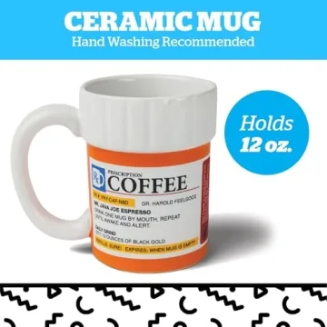 BigMouth Inc. Prescription Coffee Mug for Humor Lovers