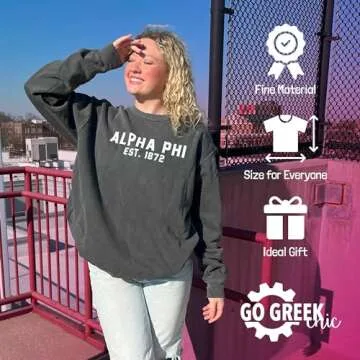Alpha Delta Pi Sweatshirt | Go Greek Chic Style